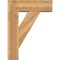 Ekena Millwork Traditional Block Rough Sawn Bracket w/ Offset Brace, Western Red Cedar, 8"W x 24"D x 32"H BKT0806X24X32TRA05RWR - alternate 3